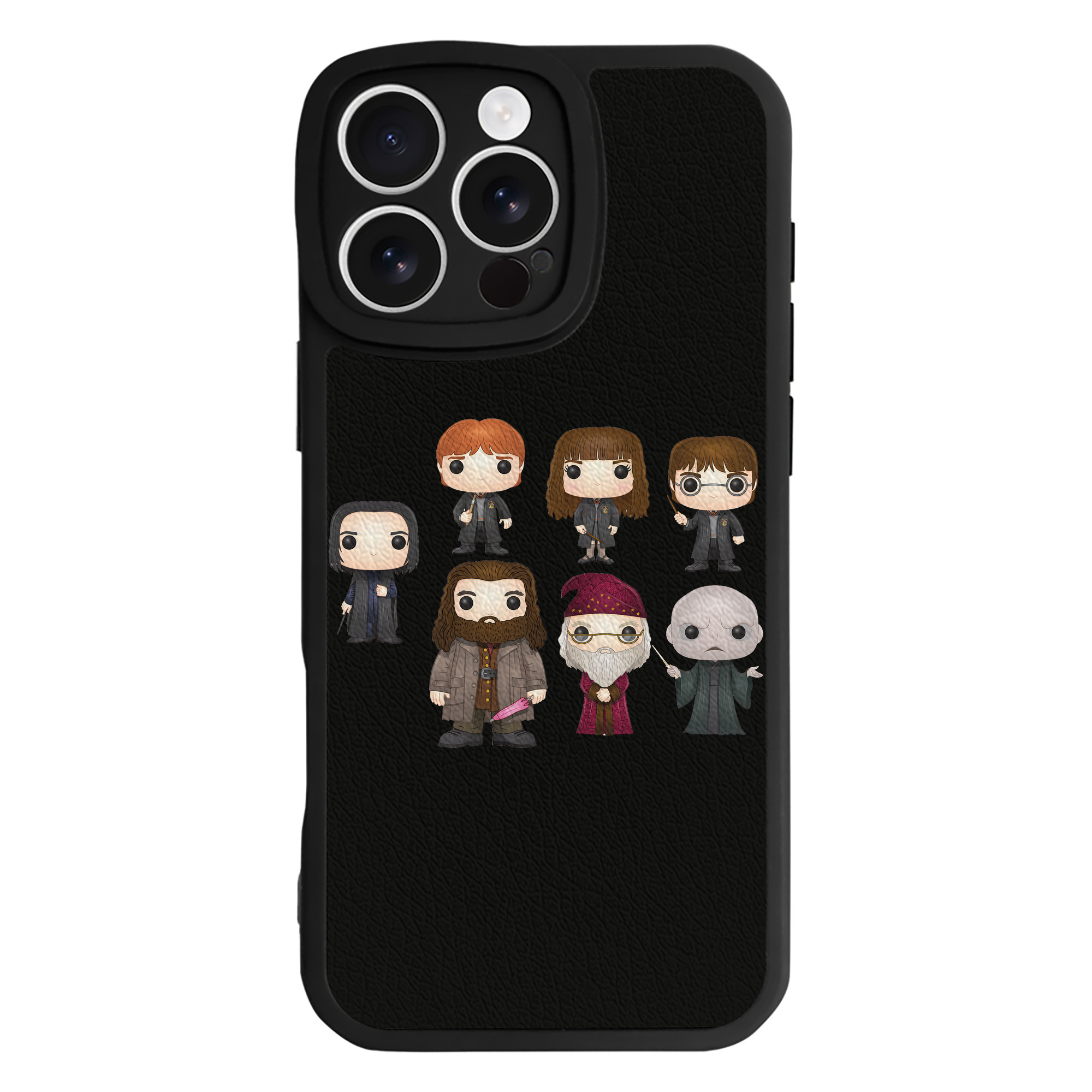 （画像用） Harry Potter ハリー・ポッターシリーズ 【iPhone 16シリーズ対応】シリコンスマホケース（レザー調） 材質：シリコン